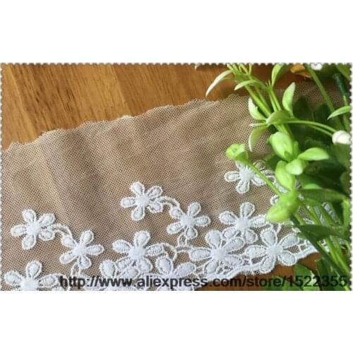 Special lace clothing home textile accessories artificial silk screen embroidery embroidery width 8.5 cm