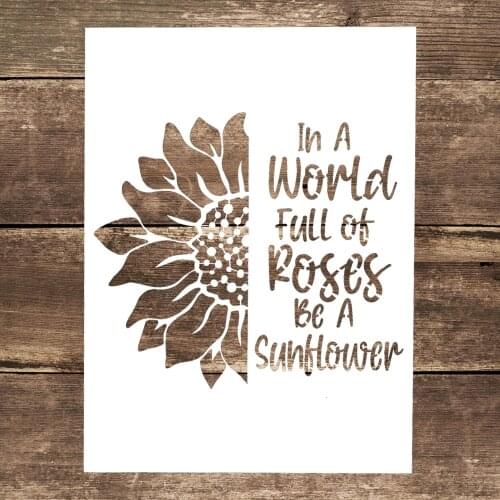 A4 Size DIY Craft Layering Stencil For Wall Painting Scrapbooking Stamping Album Decorative Embossing Paper Card