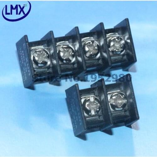 20PCS 7.62MM PITCH BARRIER TERMINAL BLOCKS CONNECTOR 2/3/4/5/6/7-30PIN KF25C STRAIGHT PIN BLACK RoHS