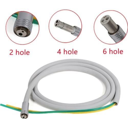 Dental Equipment 2/4/6 Holes Cable Hose Tube for High Low Turbine Handpiece Motor Connector Teeth T2 T4 T6 Types