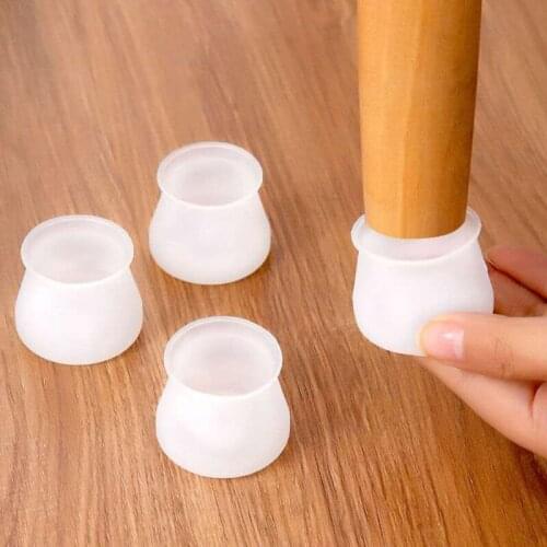 36 Pcs Chair Leg Covers Soft Plastic Furniture Base Floor Protectors Removable Table Leg Covers Stool Leg Caps Items