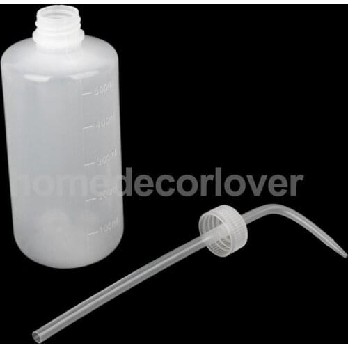 500ML Plastic Plant Flower Watering Bottle Sprayer for Gardening Transparent