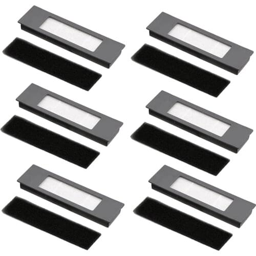 6 Packs Filter Sets Replacement for Ecovacs Deebot OZMO 920, 950, T5, T8 AIVI Robot Vacuums