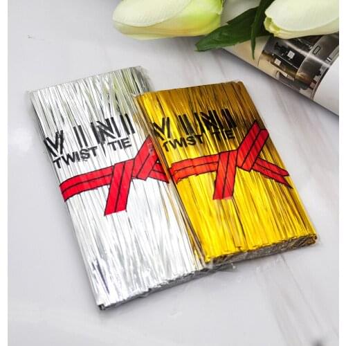 800pcs Multicolor Wire Metallic Twist Ties for Candy Bag Baking Packaging Cello Bags Ligation Lollipop Dessert Sealing Twist Tie