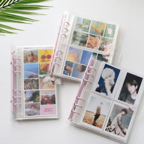 100/200 Pockets photo album 3/5 inches Home Picture Case Storage Name Card Book Card Binder Photocard Name ID Card Holder