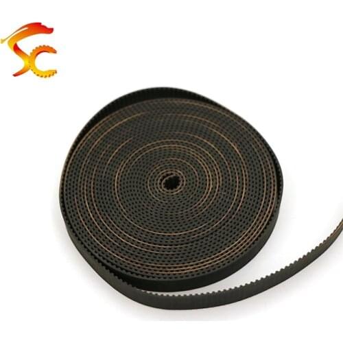 Free shipping 10Meters T2.5 10MM Open Timing Belts width 10mm pitch 2.5mm Neoprene with fiberglass Trapezoid 3D Printer
