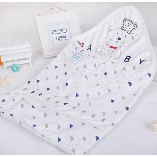 Newborn Baby Swaddle Wrap Cotton Soft Summer Infant Swaddling Blanket Swaddling Envelope Sleepsackv Single-layer Thin Baby Quilt