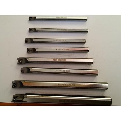 H06K-SCLCR06 boring bar,Internal Turning Tool Holder For CCMT06,made of HSS,Vibration free chassis,shockproof