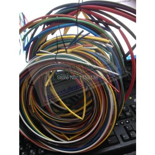 FREE SHIPPING Ratio 2:1 Heat shrink tubing sets 66M /set No.1-6 6 sizes Heat-shrinkable Tubings set Heat shrinkable tube