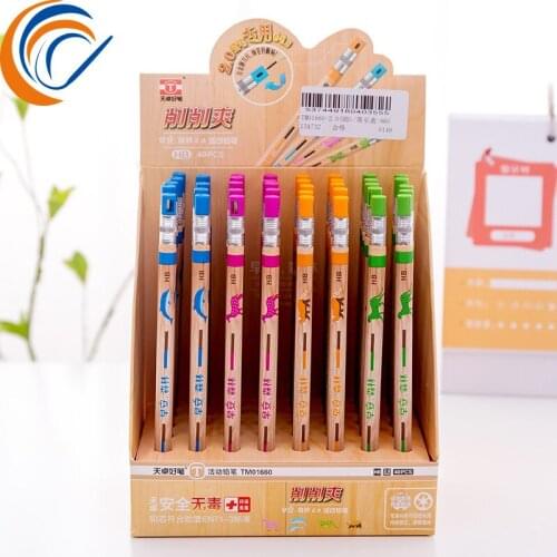 Korea Forest Mechanical Pencil Children Automatic Pencil Drawing Pencil Office School Stationery 2.0mm 40pc/lot