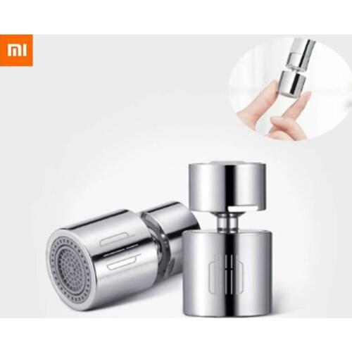 2020 New Xiaomi Kitchen Faucet Nozzle Stainless Steel Splash-Proof Universal Rotatable Filter Sprayer Nozzle Easy to Install
