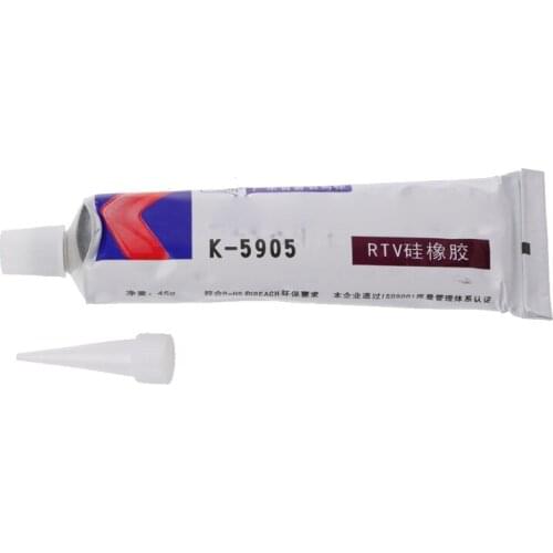 OOTDTY Electronic Transparent RTV Glue Silicone Glue 5905 Silicone Rubber Sealant Glue