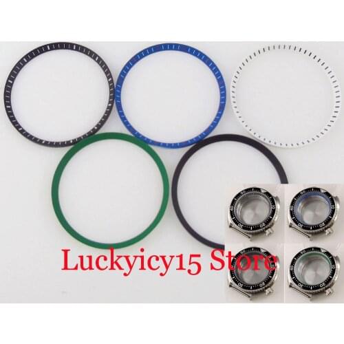 Plastic Black/Blue/Green Chapter Ring 31.2mm*28mm*1.6mm fti 45mm NH35A case