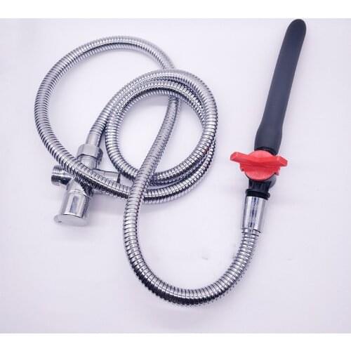 1SET Toilet Enema Shower Head Bidet Sprayer Enema Douche Cleansing Bidet Sprayer Ass Cleaner Shattaf Toilet Shower Bidet