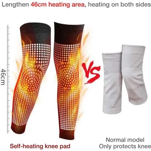 Dot Matrix Self Heating Knee Pads Brace Sports Kneepad Tourmaline Knee Support For Arthritis Joint Pain Relief Recovery warm