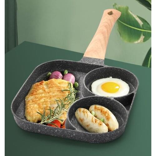 Frying Pot Pan Thickened Omelet Pan Non-stick Egg Pancake Steak Pan Cooking Burger Egg Ham Pancake Pans Breakfast Maker Cookware