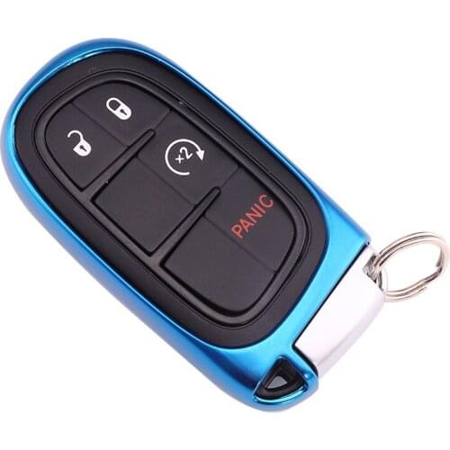 TPU Remote Smart Key Cover Fob Case Shell For Dodge Journey Charger for Jeep Renegade Grand Cherokee for Chrysler 200 300