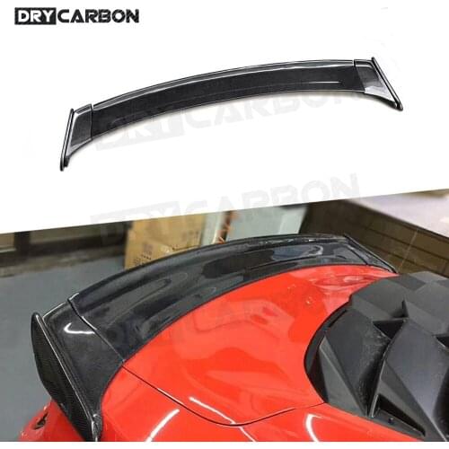 Carbon Fiber Rear Boot Spoiler For Ford Mustang Coupe 2-door 2015-2019 CV Style Spoiler 3 PCS/Set Rear Trunk Wing FRP