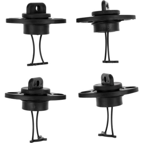 4x Universal Thread Drain Plug Kayaking Boating Hull Drain Plug Replacement Black Water Sports Diving Boating Accessories