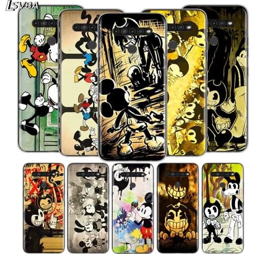 Bendy And Mickey For LG V60 V50S V50 G8X G8S G8 G7 ThinQ 5G K61 K51S K41S K30 K20 Q60 Q9 Soft Phone Case