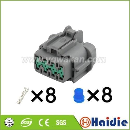 Free shipping 2sets 8pin auto Infiniti front bar harness plug waterproof connector PB295-08920