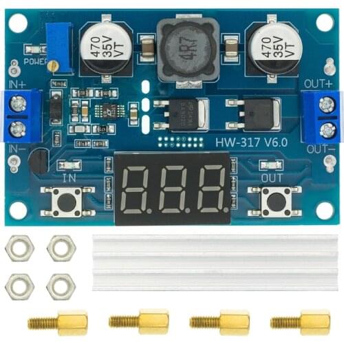 DC DC-DC 3~35V to 3.5~35V LTC1871 Booster step up Step-up module Converter Regulated Power Supply+VoltMeter