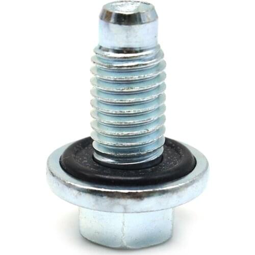 Oil Pan Drain Plug Bolt w/ O-Ring OEM 11562588 24100042 for Chevrolet for Buick for Cadillac for GMC 03538469 96829610 11518377