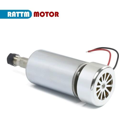 Air cooled 300W DC spindle motor 12-48V with 52mm Mount bracket fixture Clamp for CNC