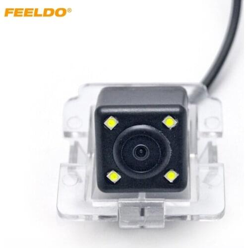 FEELDO 1Set Special Rear View Car Camera With LED Light For Mitsubishi Outlander 2012~present Parking Camera
