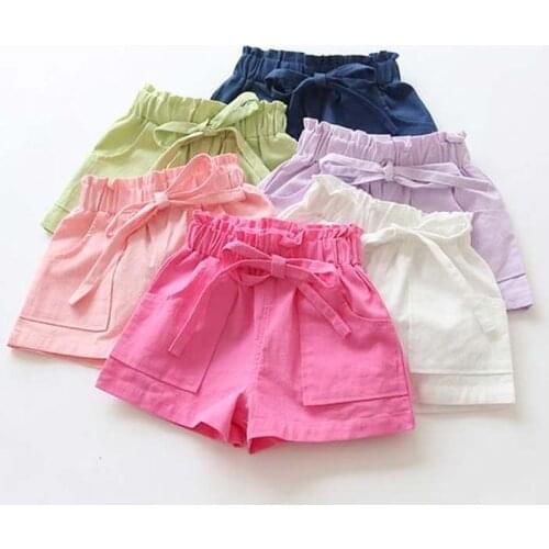 Baby Girls Shorts Shorts Kids Shorts For Girls Clothes Cotton Mix Children Toddler Girl Clothing New Arrival Candy Color