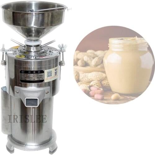 Commercial Tahini Machine Peanut Butter Machine Electric Grinder Sesame Paste Stainless Steel Soy Milk Maker