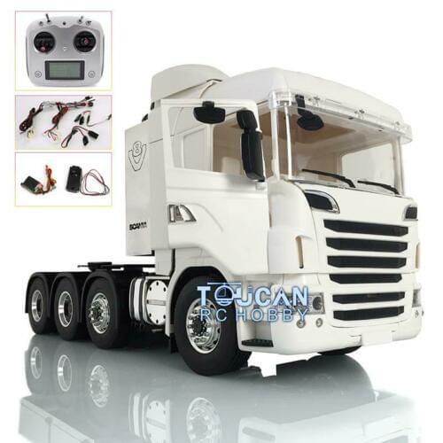 Hercules R730 Sca Cabin 1/14 LESU Metal 8*8 Chassis Tractor Truck 802B Radio THZH0680-SMT3