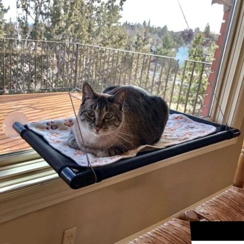 Cute Pet Hanging Beds Bearing Cat Sunny Window Seat Mount Pet Cat Hammock Comfortable Cat Pet Bed Shelf Seat Beds