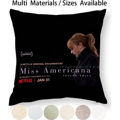 Miss Americana And The Heartbreak Prince Pillow Case Throw Pillow Cover Cotton Linen Flax Lover Miss Americana And The