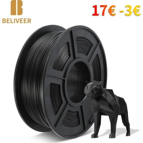 PLA Carbon Fiber Filament 3D Printer Plastic 1KG 1.75 MM High-Strength High-Modulus Fiber Material Low Density Light Weight