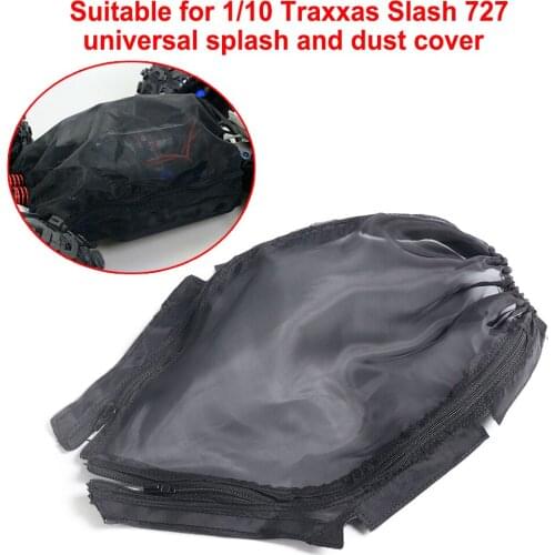 RCTOYFUN 1 Piece Chassis Cover Dirt Dust Resist Waterproof Nylon Net Zipper Guard Cover For 1/10 RC Crawler Car Traxxas Slash