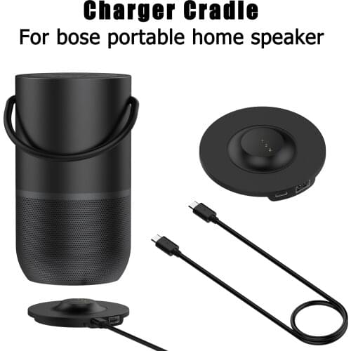 Charger Cradle For Bose Portable Home Speaker Charging Cable Dock Wireless Portable Fast Speed Adapter Speaker Accessories
