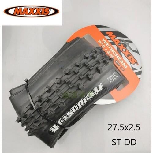 1pc MAXXIS 27.5 WETSCREAM Bicycle Tire 27.5*2.5 Supertacky Double Down ST DD 65 Psi Folding MTB Mountain Bike Tires Tyres Pneu