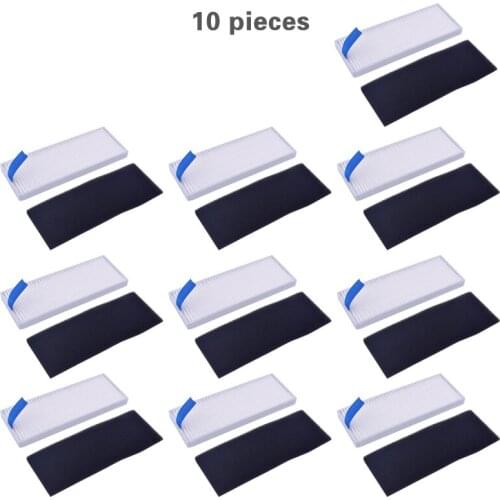 10 pieces HEPA filter robot vacuum cleaner spare parts for vacuum cleaner 360 S6