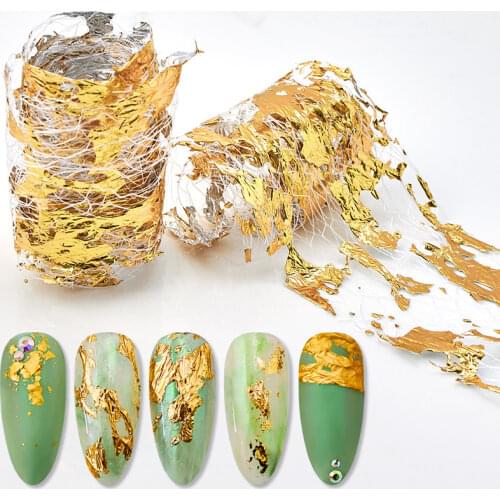 4x50cm 3D Mesh Nail Sticker Aluminum Foils Glitter Line Wraps Slider Manicure Nail Art Decorations Nail Decals 10 Colors