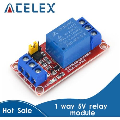 5V 12V One 1 Channel Relay Module Board Shield with optocoupler Support High and Low Level Trigger