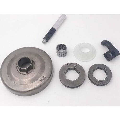 HUNDURE 325 Clutch Drum Sprocket Rim Bearing Spare Kit For HUS QVARNA 450 445 351 350 346 345 340 Chainsaw Replace Parts