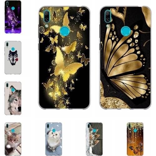For Huawei Y7 2019 Case Y7 Pro / y7 Prime 2019 Cover TPU Soft Silicone Back Shell Cover For Huawei Enjoy 9 Coque Phone Bag Cases