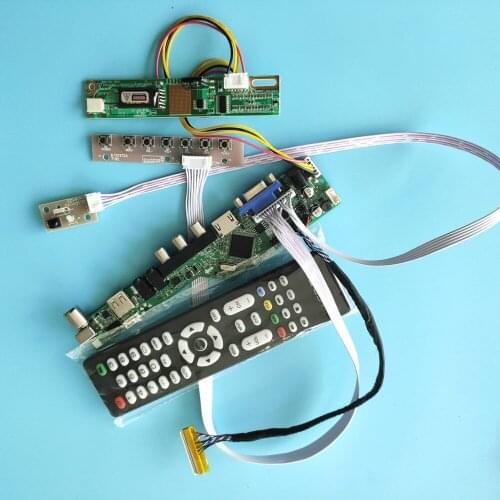 For N170C2-L02 30pin 1 lamps 17" Digital Signal VGA AV TV HDMI Driver Board USB Module New Controller 1440X900