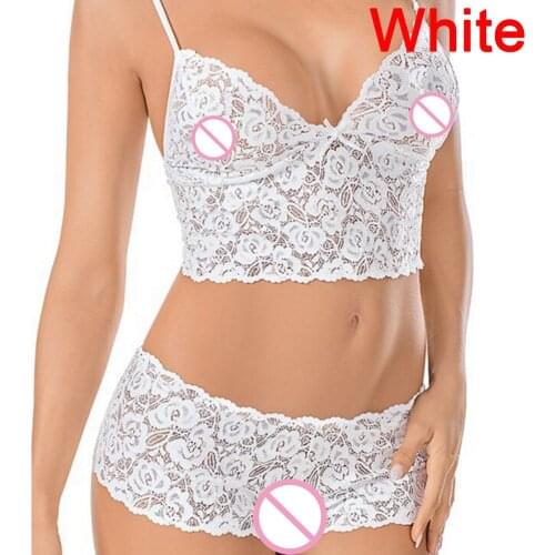 Erotic Lace Babydoll Pajamas Exotic Wrapped Chest Open Bra Underwear Suit Porn Maid Sexy Costumes Sex Chemise