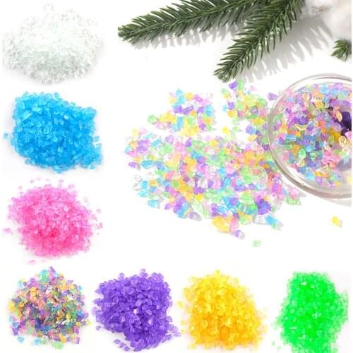 Crystal Sea Beach Glass Beads Aurora Crystals Stones Aquarium Specimen For Kit De Fabrication De Bijoux Epoxy Resin Art Filling
