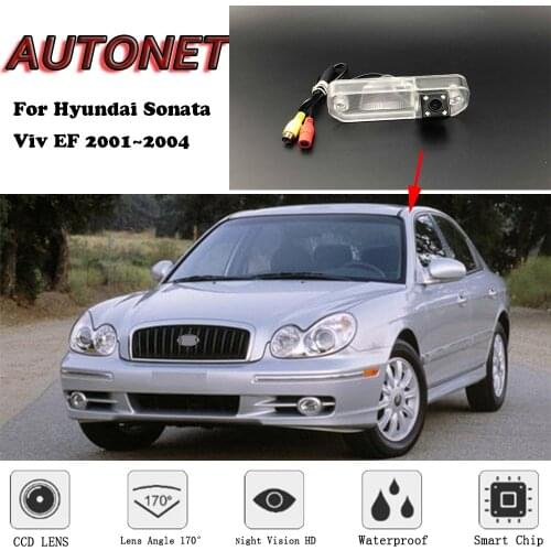 AUTONET Backup Rear View camera For Hyundai Sonata Viv EF 2001 2002 2003 2004 Night Vision Parking camera license plate camera