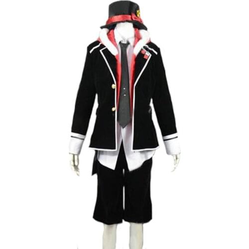 Diabolik Lovers Laito Sakamaki Cosplay Costume Custom Thin Velvet Top Jacket Shirt Pants Men Fashion Outfit Clothing For Adult