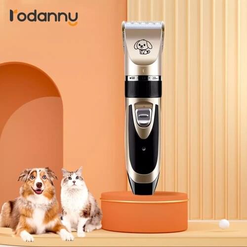 Rodanny Professional Pet Hair Trimmer Animal Grooming Clippers Dog and Cat Cutter Machine Shaver Electric Scissor Clipper