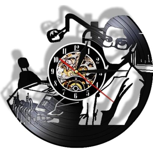 Dentist Vinyl Record Wall Clock Dentistry Office Decoration LED Clock Dental Surgeon Graduation Retirement Gift For Fans Dentist
